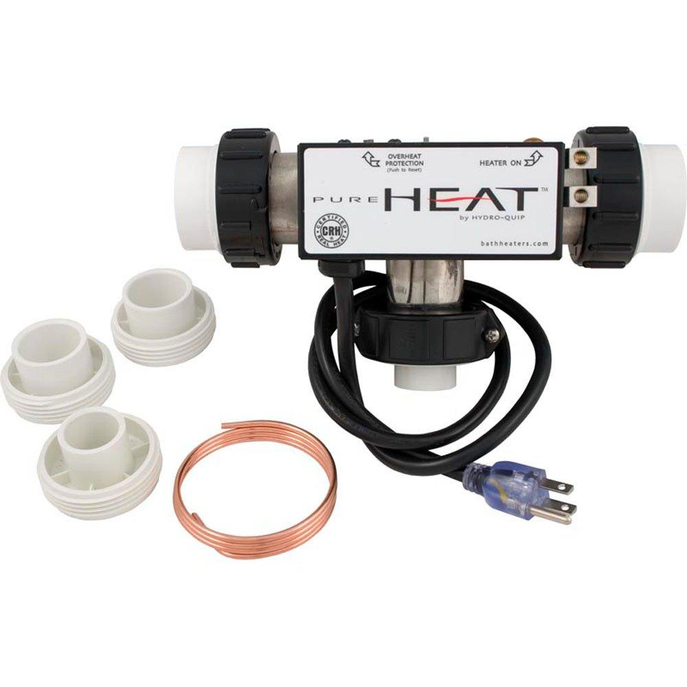 Pure Heat 1-1/2in Tee Style Compact 1.5kW Whirlpool Bath Heater