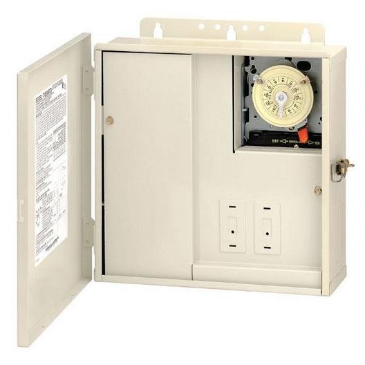 Intermatic  40 Amp Control Panel with 220V Timer and 100W Transformer