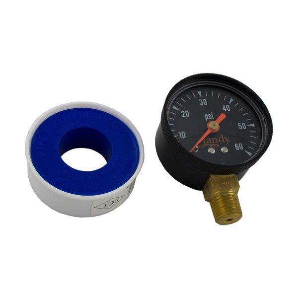 Jandy  CS-Series Cartridge Pool Filter Pressure Gauge