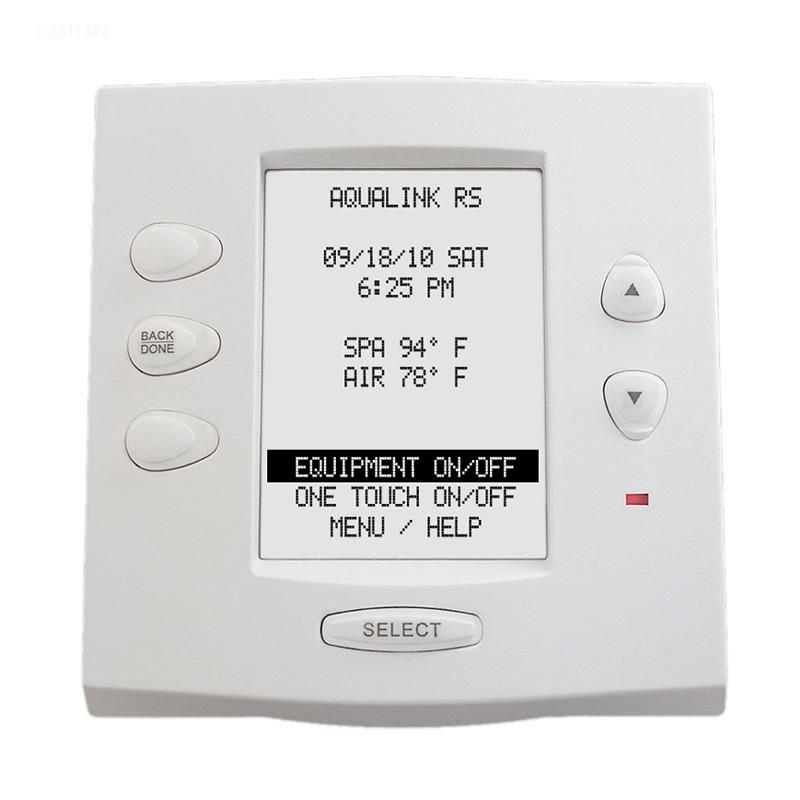 Jandy - 7953 AquaLink RS OneTouch Wired White Control Panel