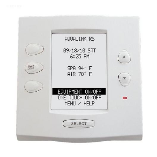Jandy  7953 AquaLink RS OneTouch Wired White Control Panel
