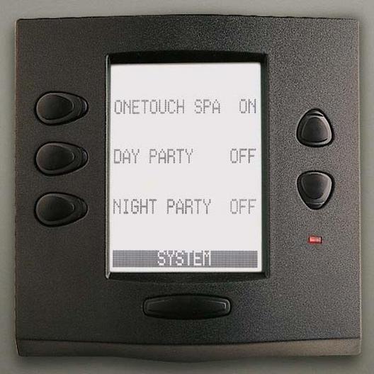 Jandy  AquaLink RS OneTouch Wired Black Control Panel