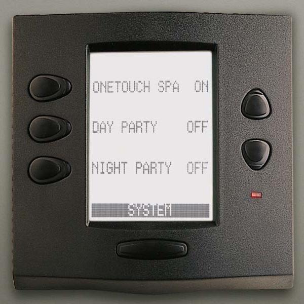 AquaLink RS Wired Black Control Panel Leslie