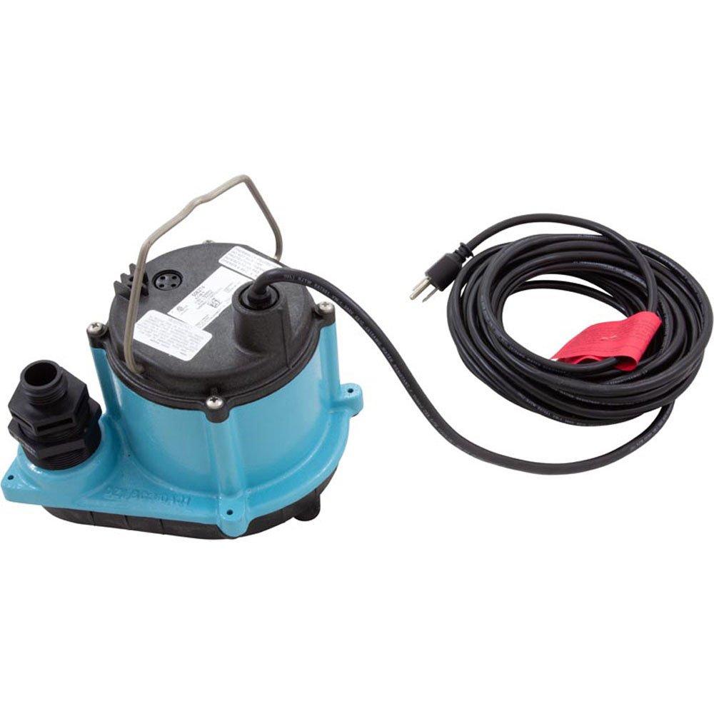 Franklin Electric Little Giant 6 Series Manual Submersible Pump 1/3HP 45  GPM with 25' Cord, 115V | Leslie's Pool Supplies
