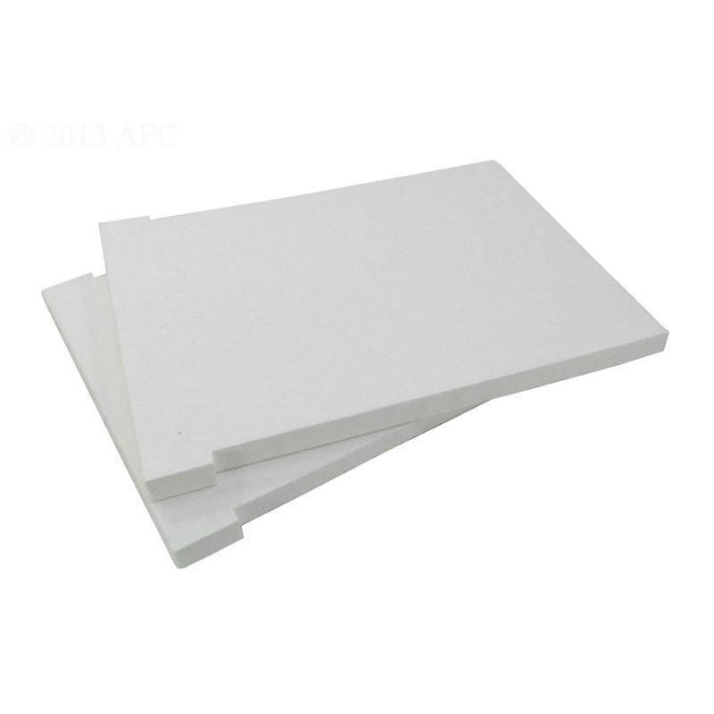 Raypak  Refractory 206A Both Front and Rear Pieces