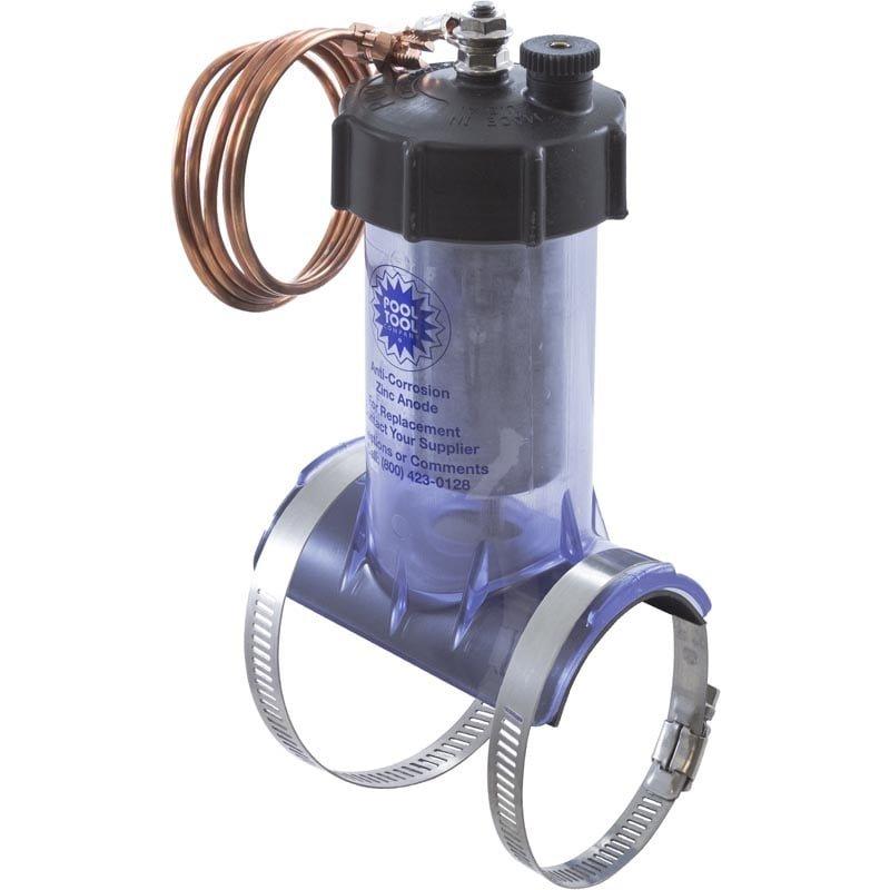 Inline AntiElect Zinc Anode, 2in. Plumbing Pool Supply World