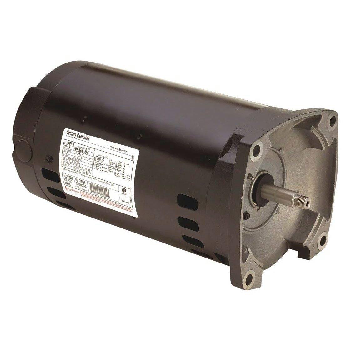 Century A.O. Smith - Centurion 56Y Square Flange 1/2 HP Three Phase Pool and Spa Motor