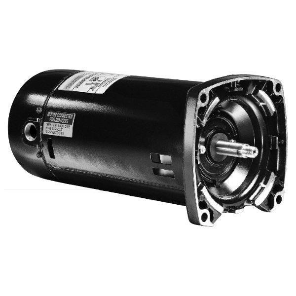 U.S Motors  Emerson 48Y Square Flange 1-Speed 1/2HP Full-Rated Pool and Spa Motor