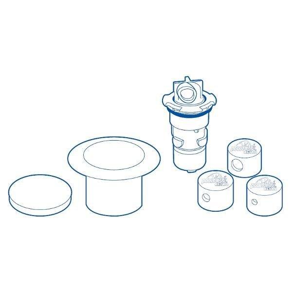 Pool Valet Retrofit Single Head Kit - Grey