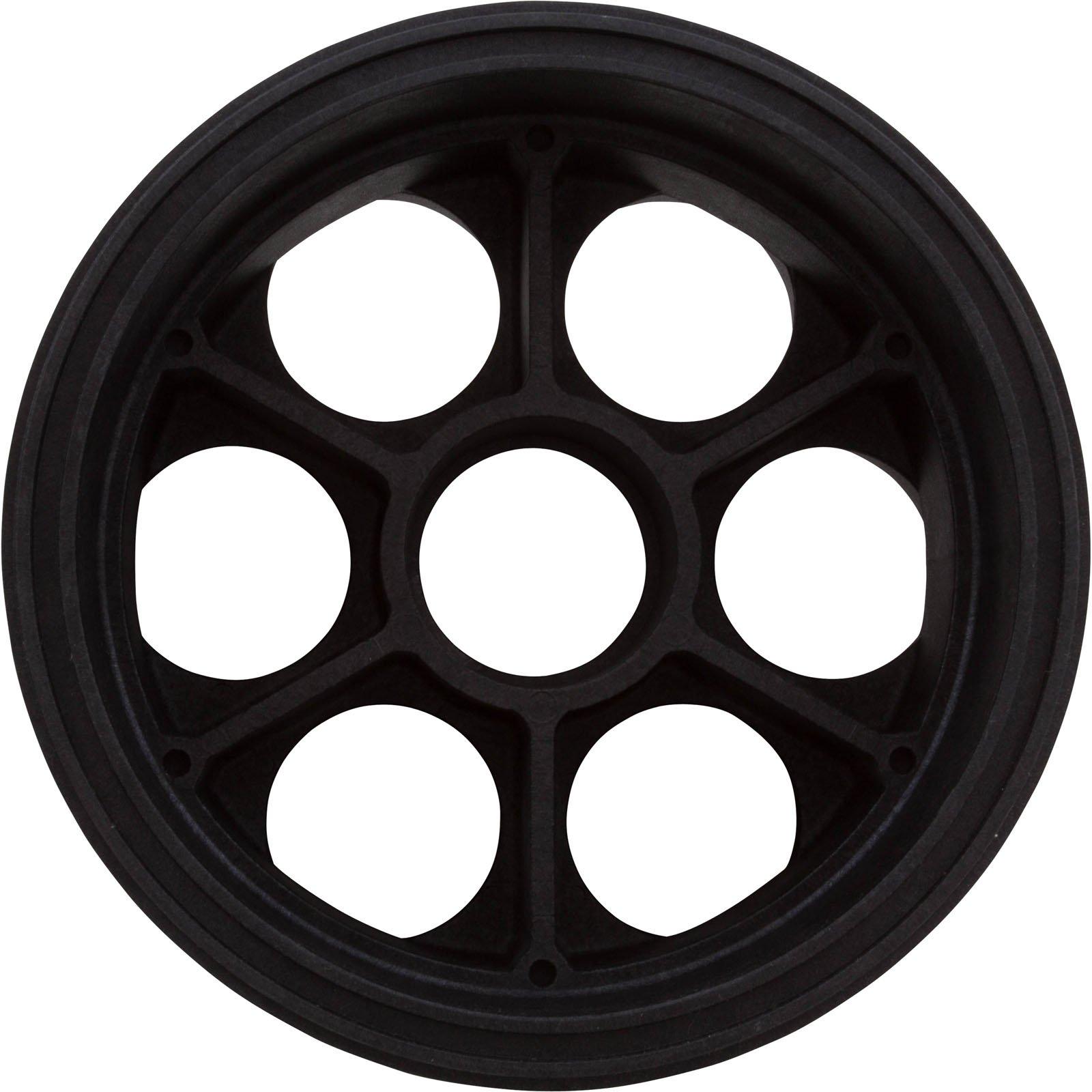 Paramount  2in Six Port Water Valve Base Black