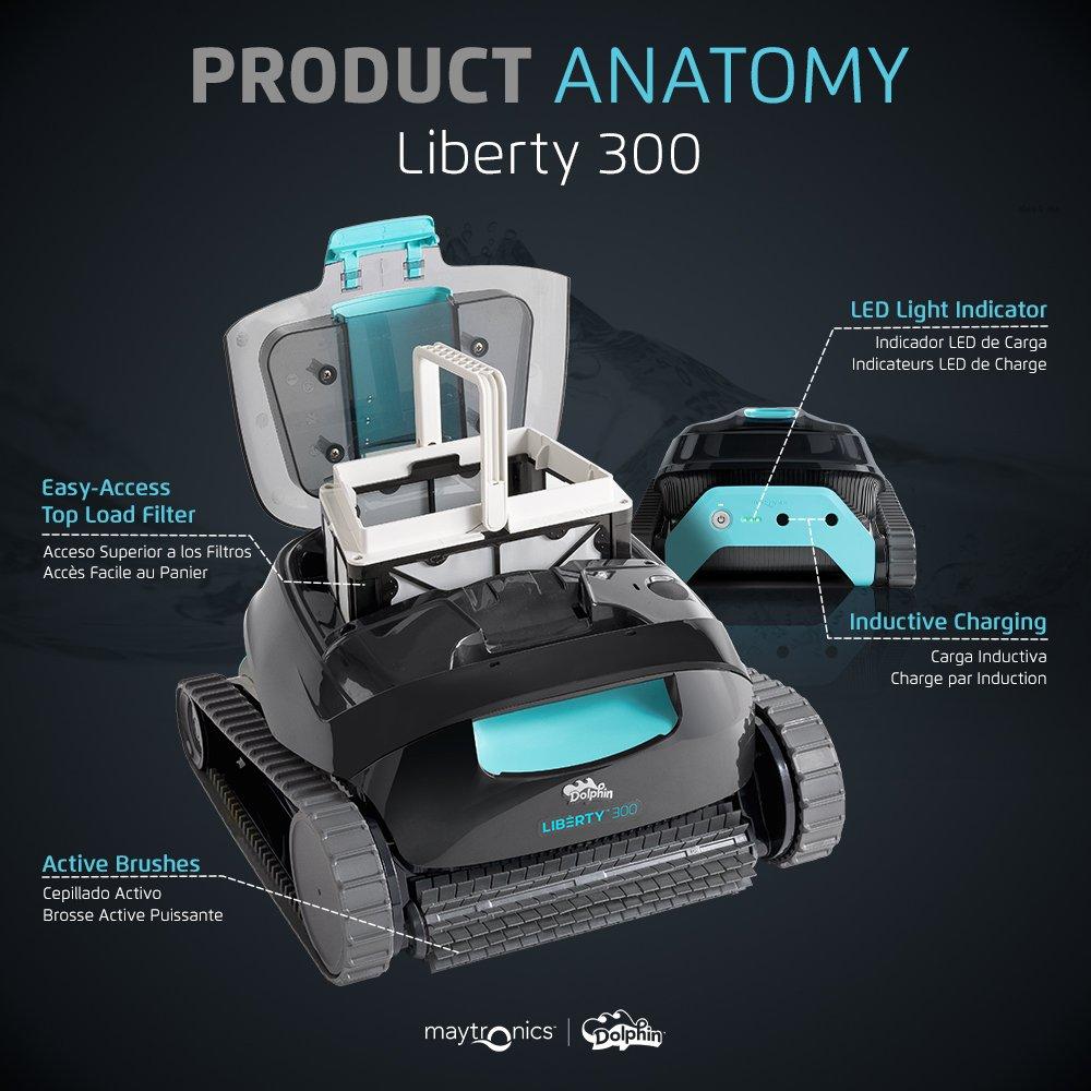 Dolphin  Liberty 300 Cordless Robotic Pool Cleaner