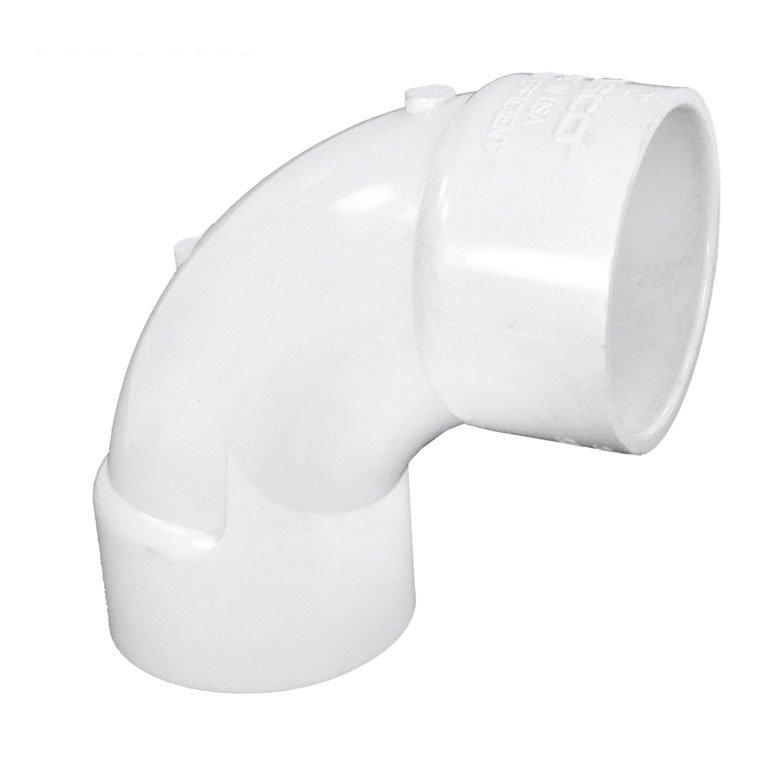 Lasco  2 x 2 90 Sweep Elbow Slip x Slip PVC