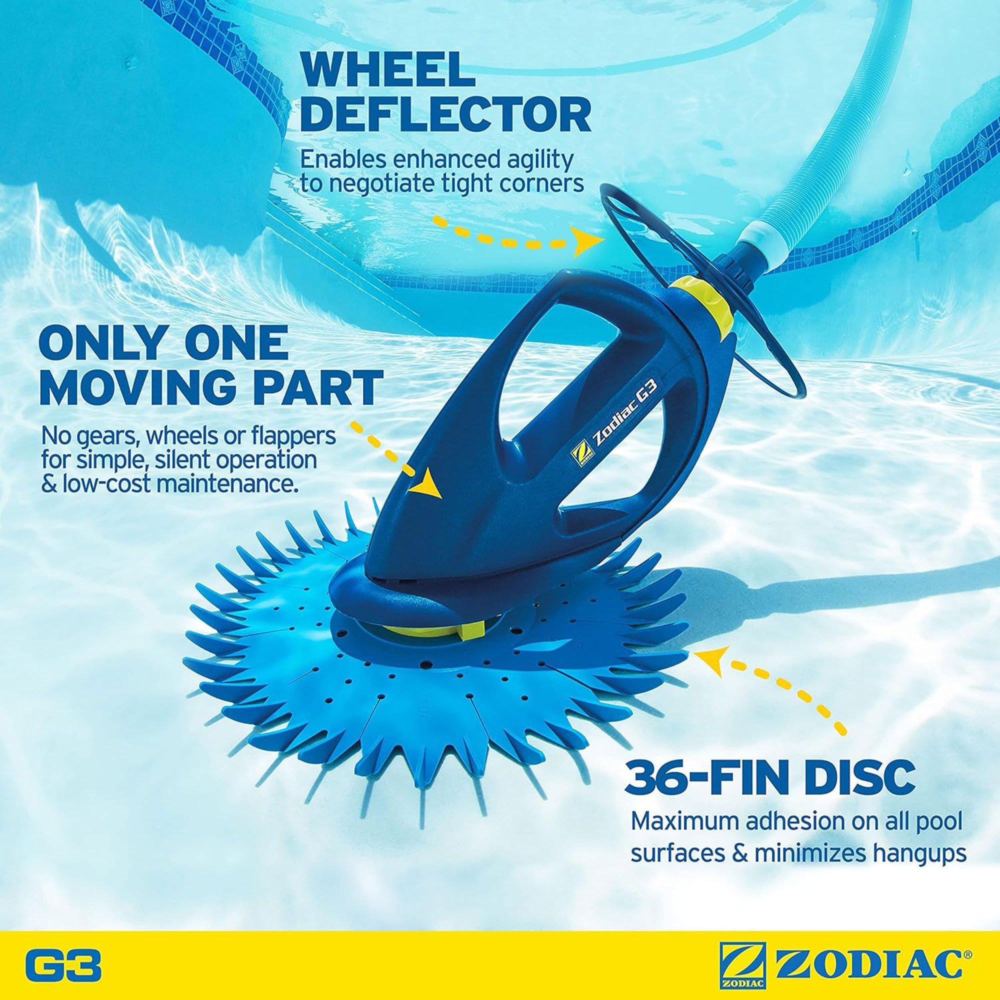 Zodiac  G3 Advanced Suction Side Automatic Pool Cleaner