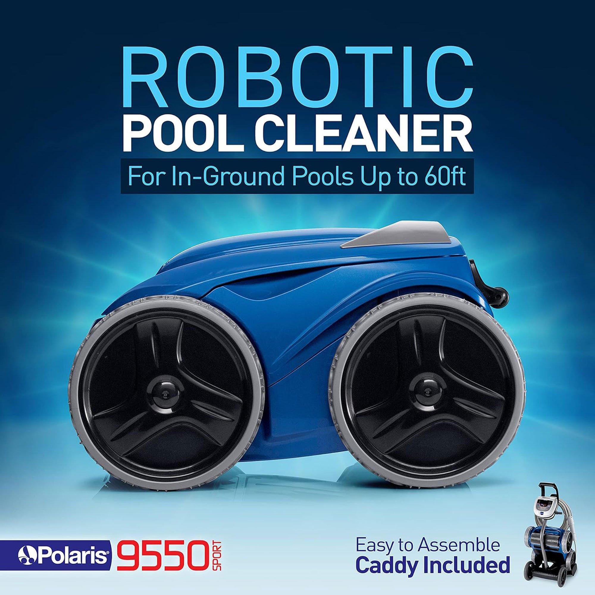 Polaris  9550 Sport Robotic Pool Cleaner Includes Remote  Caddy