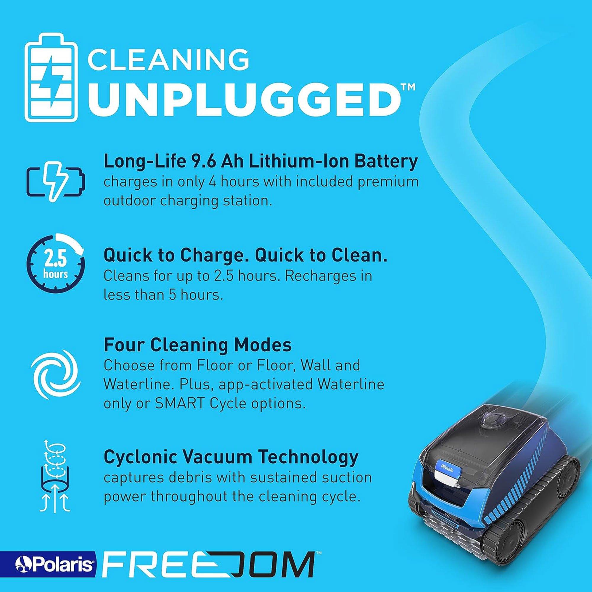 FREEDOM Cordless Robotic Pool Cleaner