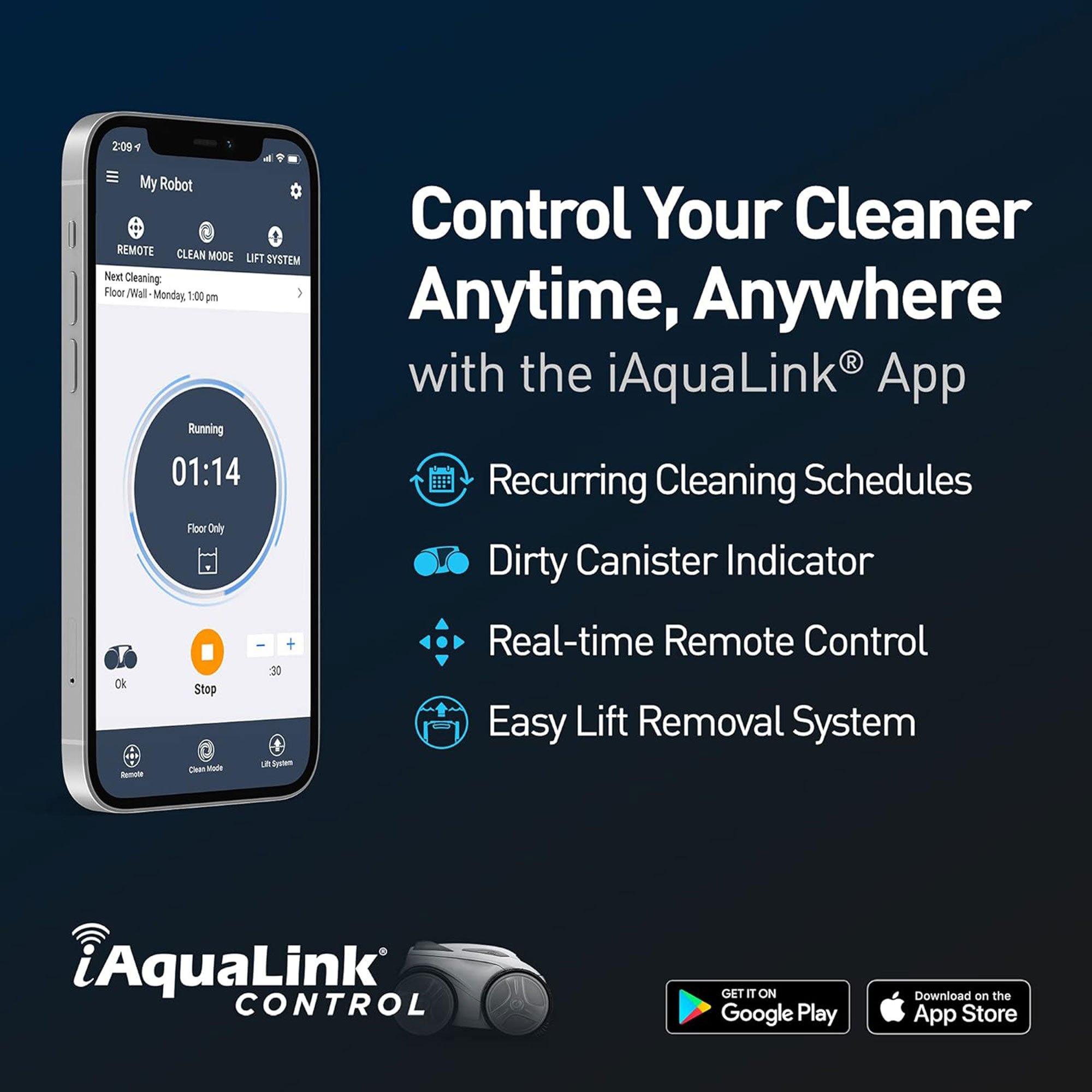P965iQ Robotic Pool Cleaner with iAquaLink Control