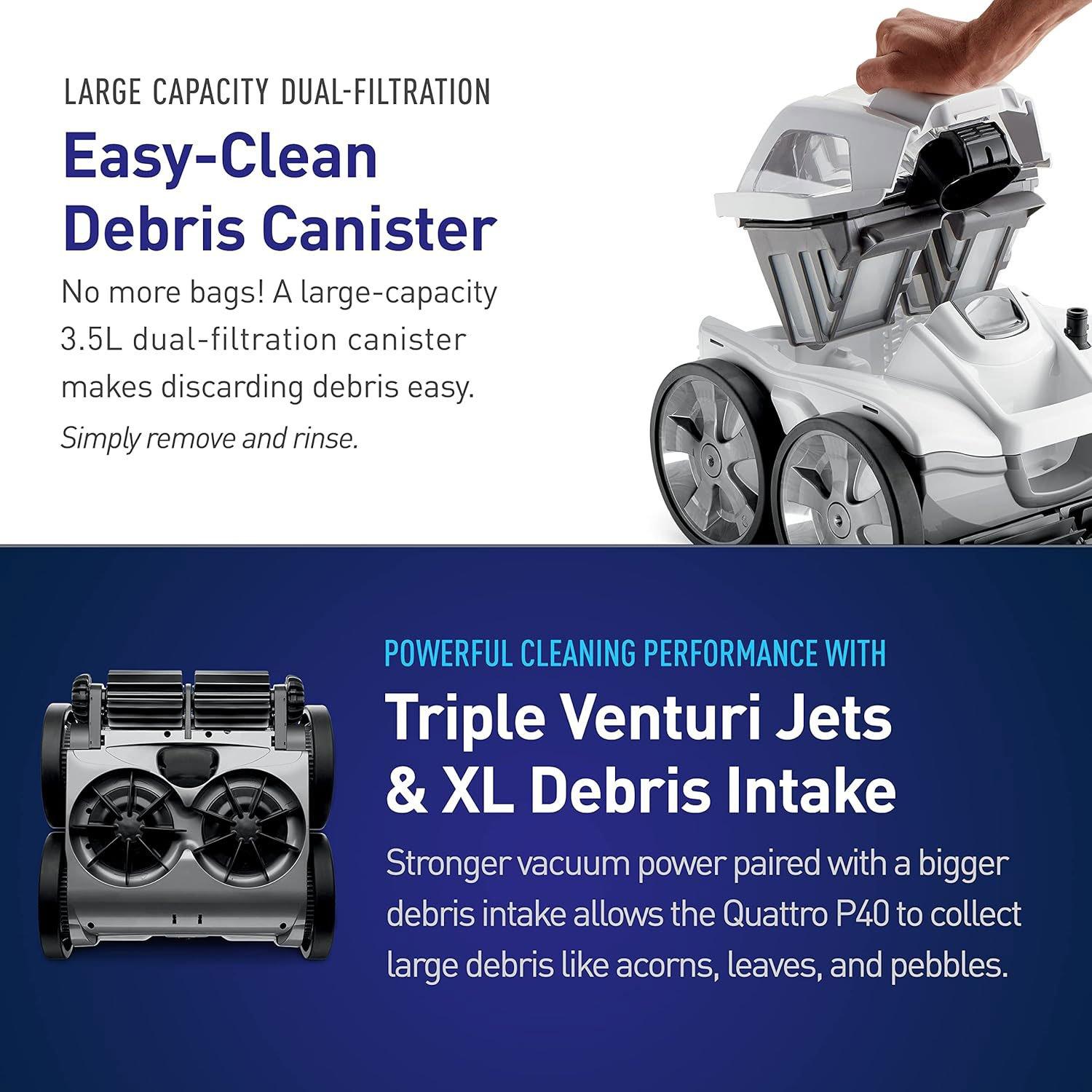 Polaris  Polaris Quattro P40 Pressure Side Pool Cleaner