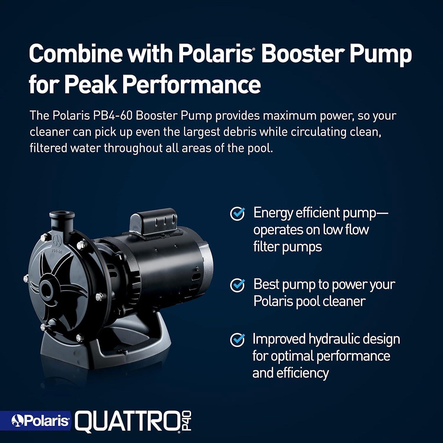 Polaris Quattro P40 Pressure Side Pool Cleaner