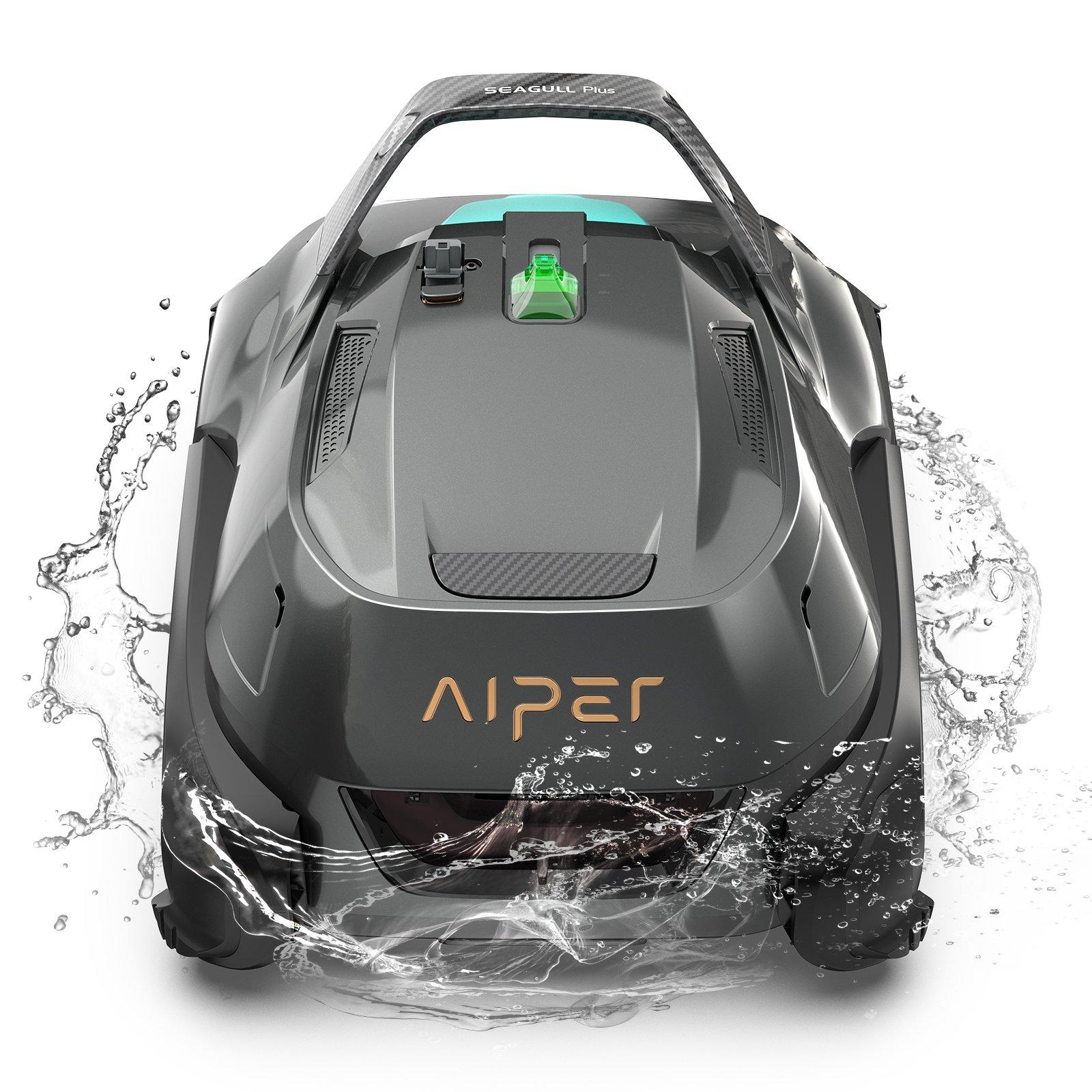Aiper Seagull Plus Cordless Above Ground Robotic Pool Cleaner In The Swim