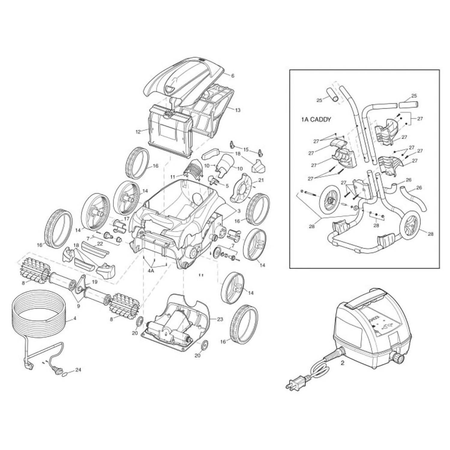 Polaris 9400 Sport Pool Cleaner Parts