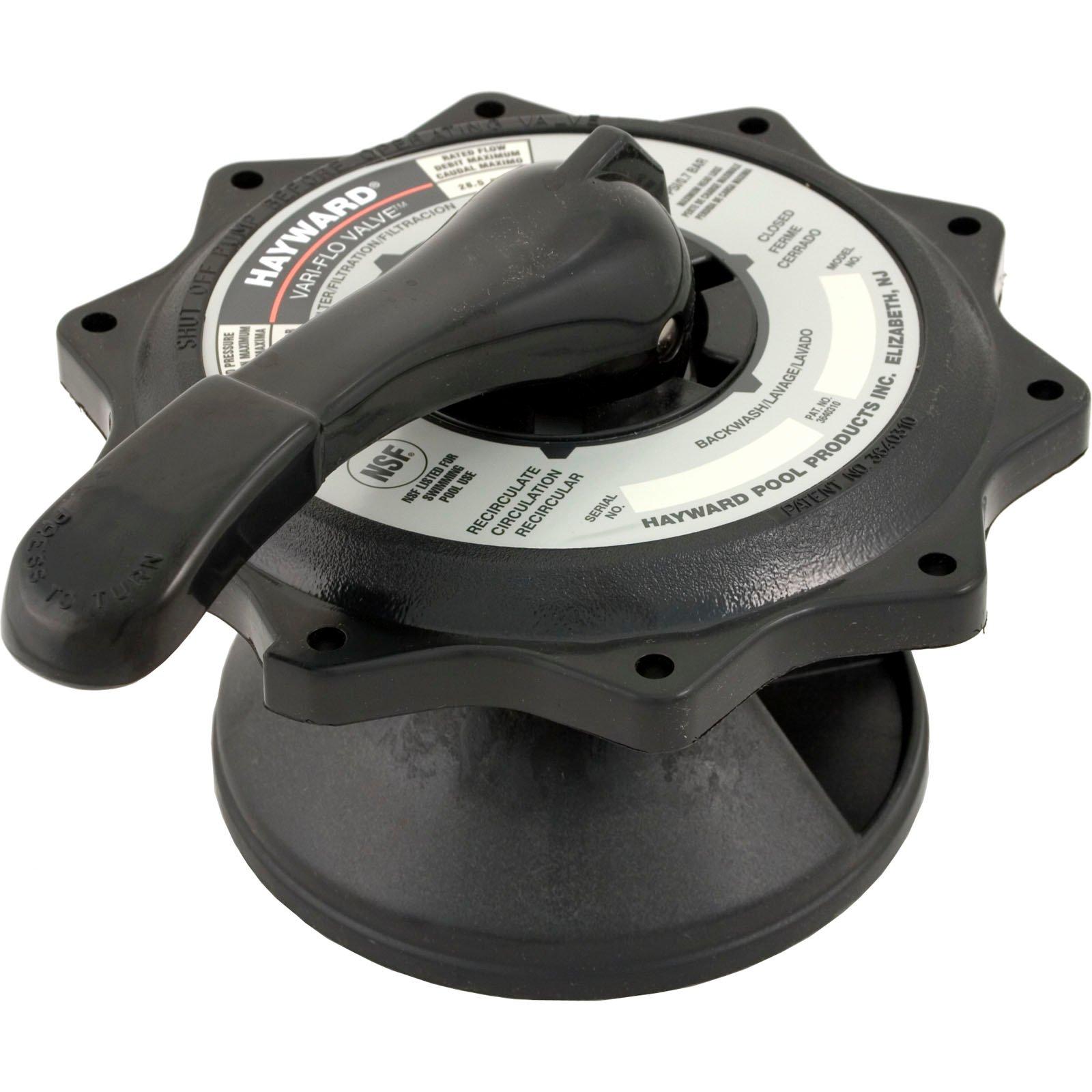 Hayward  Hayward Lid Assembly SP0715 2 Vari-Flo Valve Black