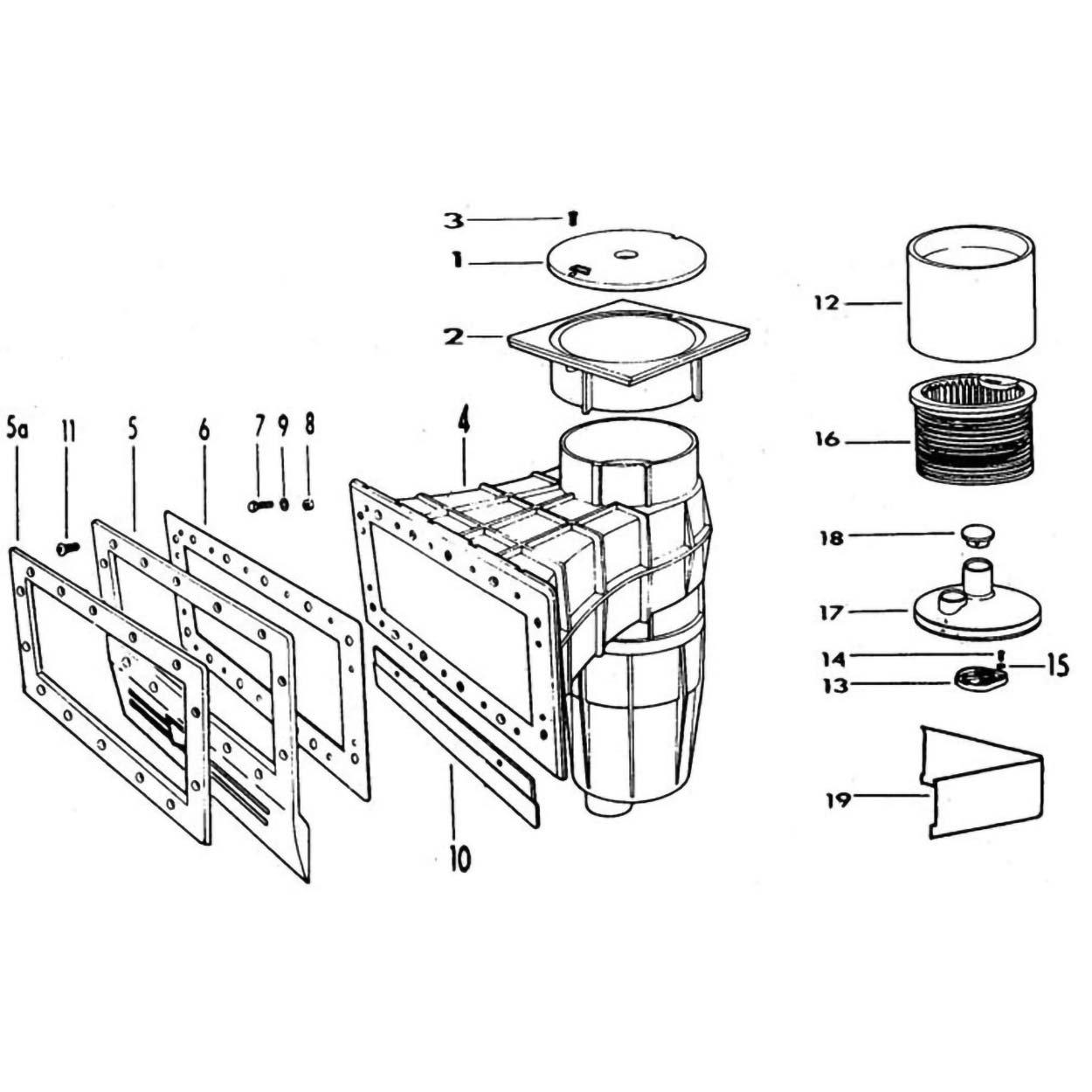 Jacuzzi WL, WC & WB Skimmer Replacement Parts