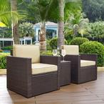 Crosley  Palm Harbor 3-Piece Set with Two Arm Chairs and Side Table