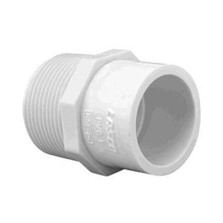 LASCO  PVC Male Adapter 1 in MPT X 3/4 in SLP