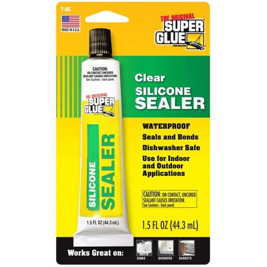 Super Glue  Silicone Sealer 1.5oz Tube