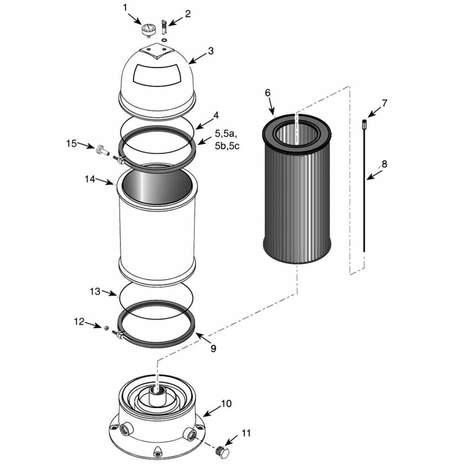 Sta-Rite Posi-Flo II PTM50 PTM70 PTM100 Filter