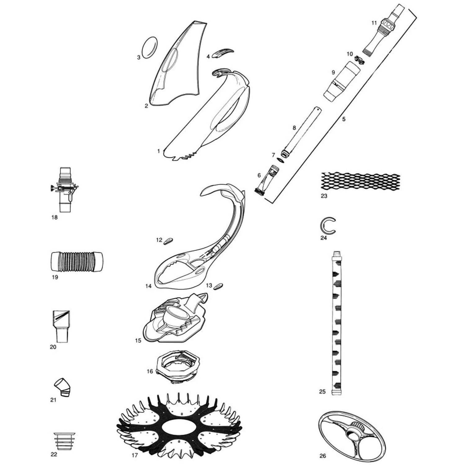 Zodiac G4 Pool Cleaner Parts