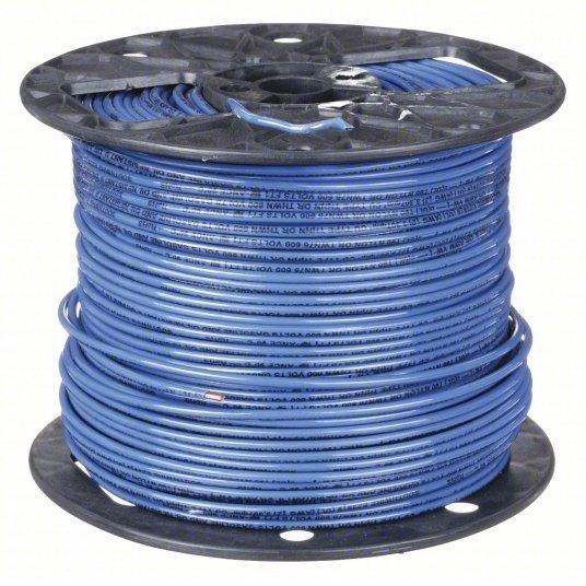 Building Wire Blue  #12 AWG Wire Size, 1 Conductors, 500 ft THHN
