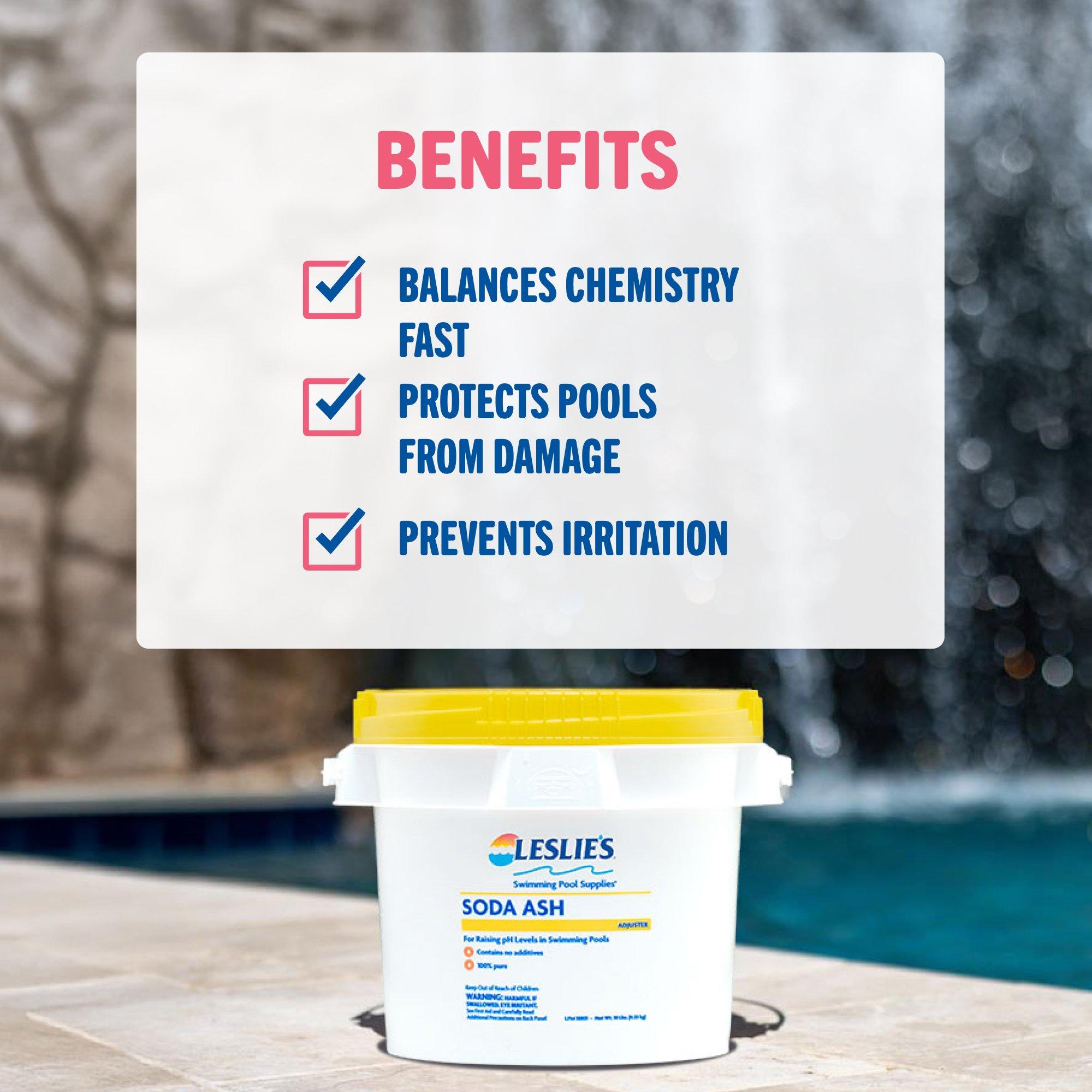 Leslie's  Soda Ash pH Up 45 lbs.