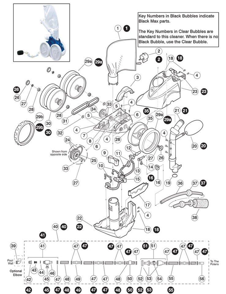 Polaris 360 Pool Cleaner Parts