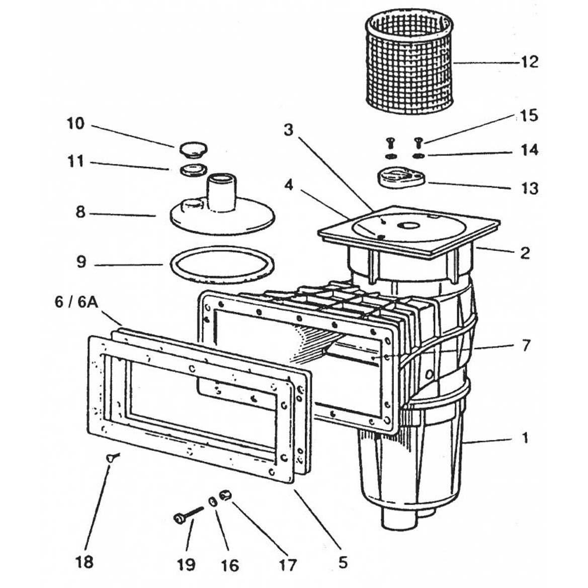 Jacuzzi WF Pool Skimmer Parts