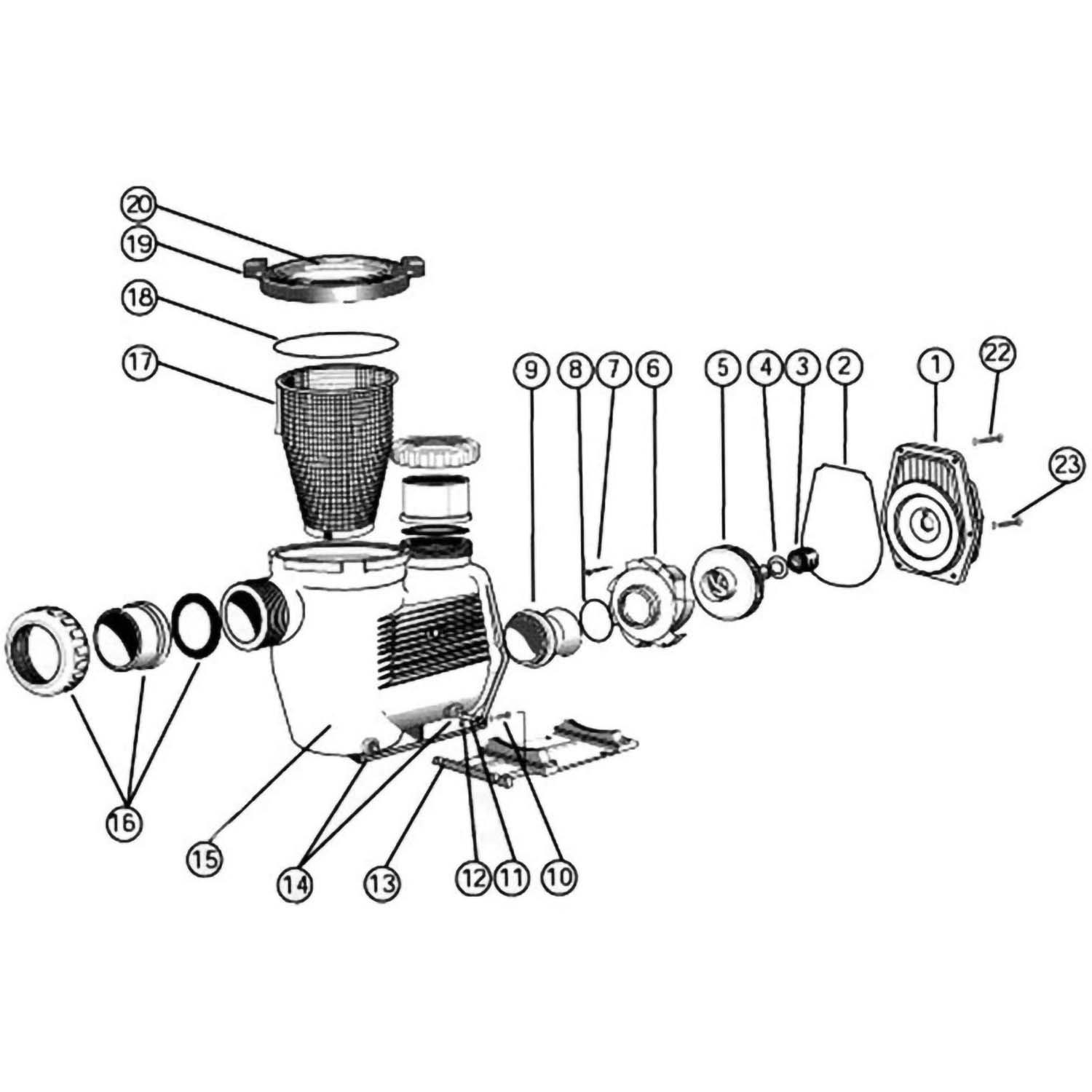 Waterco Hydrostar Pool Pump Parts