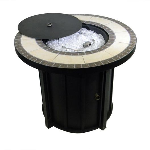 AZ Patio Heaters Round Tile Top Firepit AZ Patio Heaters Round Tile Top Firepit