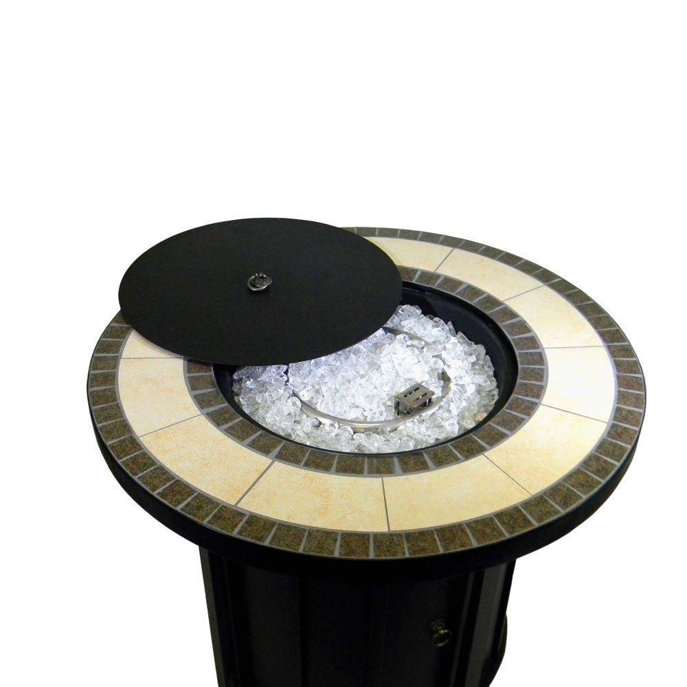 AZ Patio Heaters Round Tile Top Fire Pit Leslie's Pool Supplies