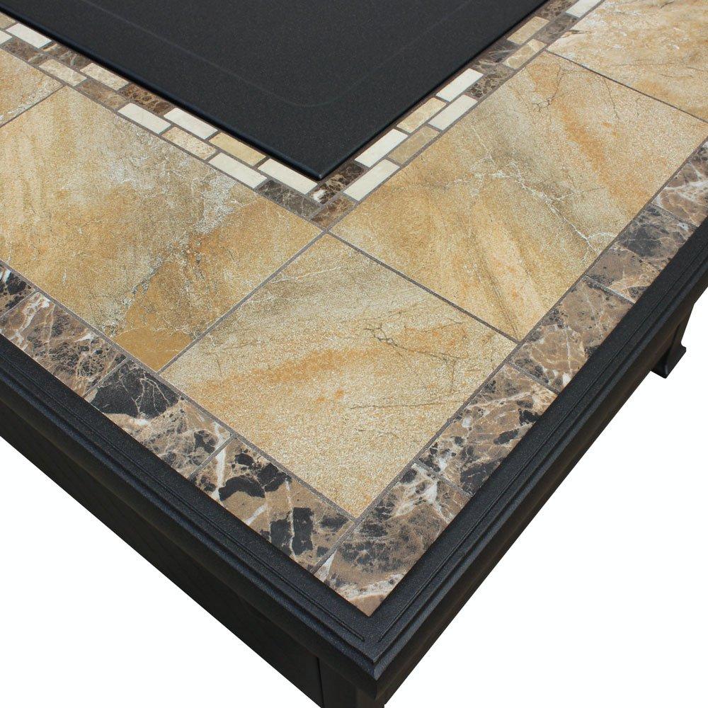 AZ Patio Heaters Square Tile Top Fire Pit In The Swim