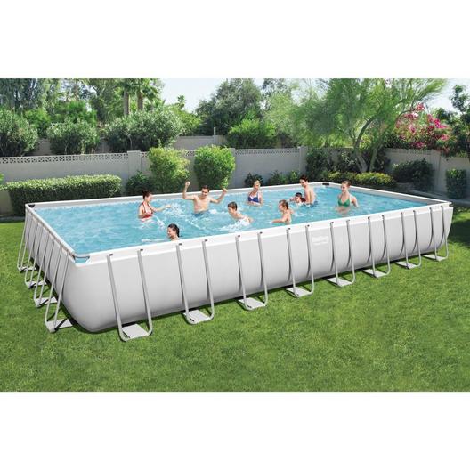 Bestway  Power Steel 31 x 16 Rectangle Above Ground Pool Set