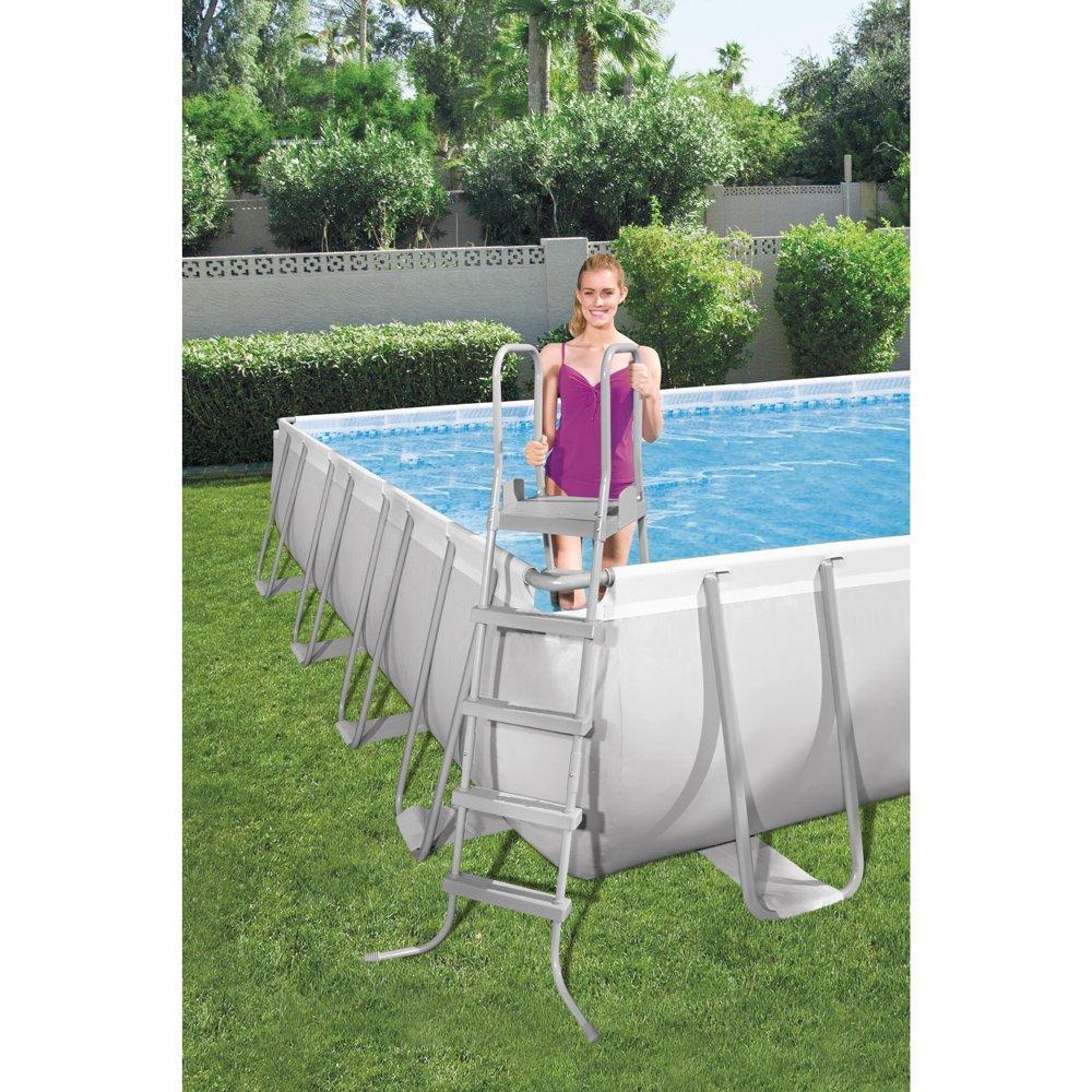 Bestway  Power Steel 31 x 16 Rectangle Above Ground Pool Set