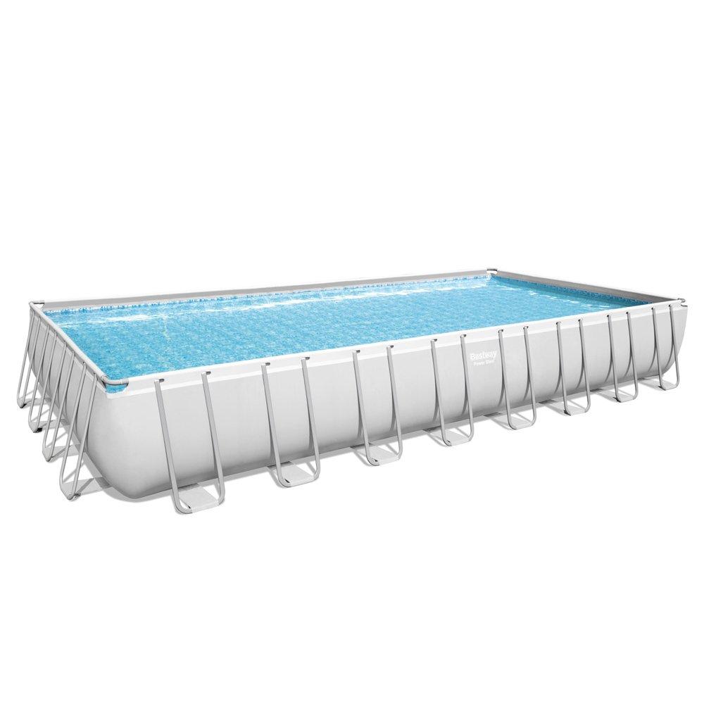 Bestway  Power Steel 31 x 16 Rectangle Above Ground Pool Set