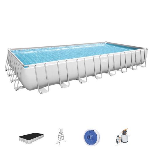 Bestway  Power Steel 31 x 16 Rectangle Above Ground Pool Set