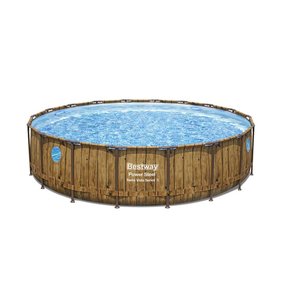 Bestway  Power Steel Swim Vista 18 Round Above Ground Pool Set