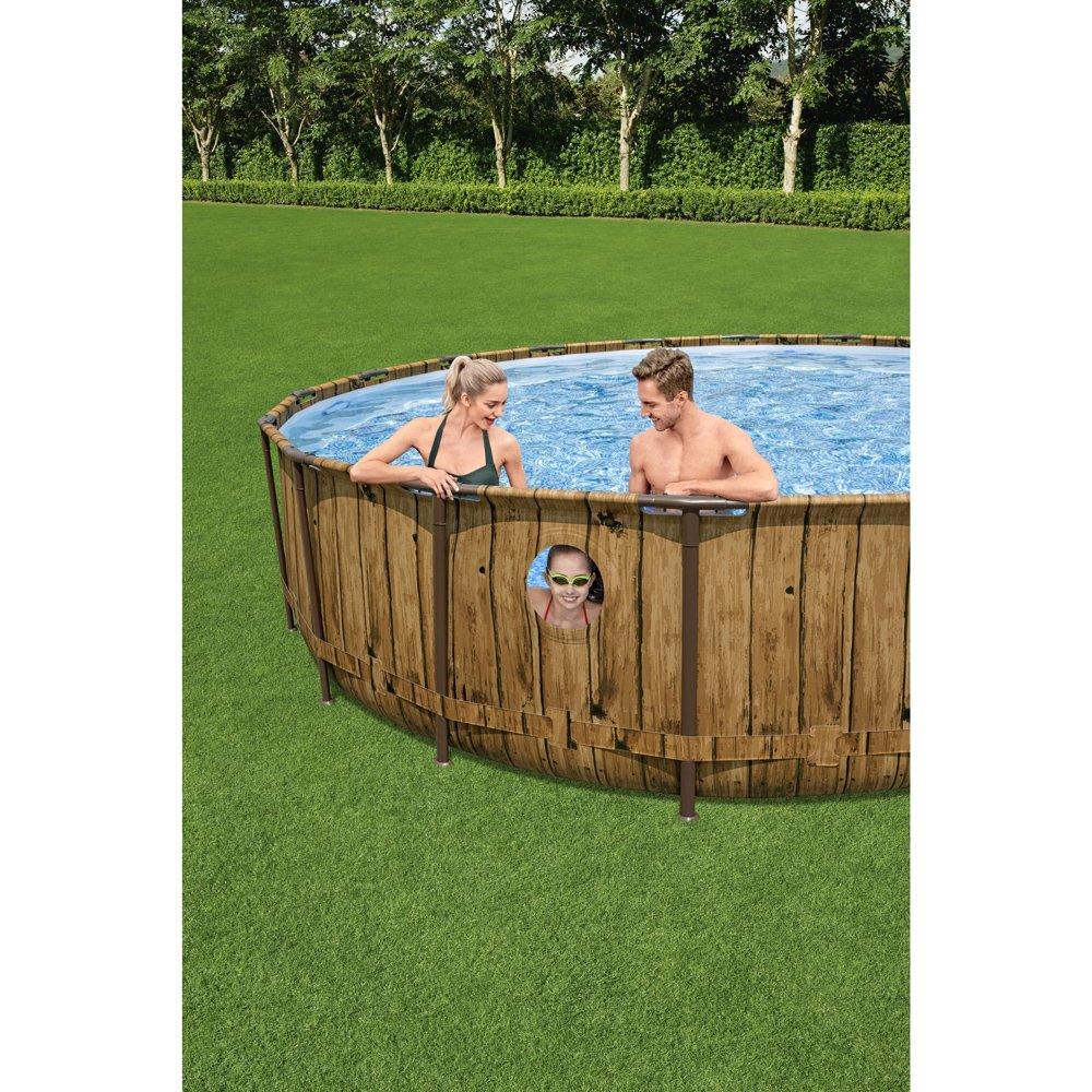 Bestway  Power Steel Swim Vista 18 Round Above Ground Pool Set