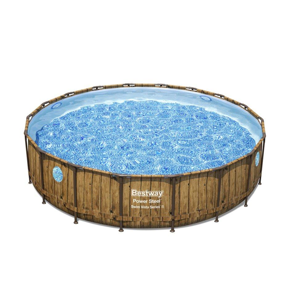 Bestway  Power Steel Swim Vista 18 Round Above Ground Pool Set