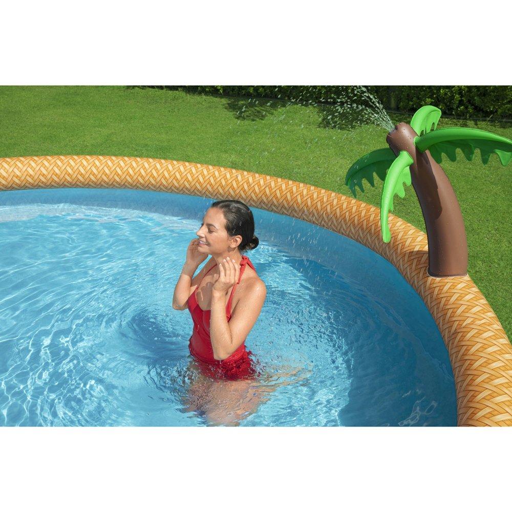 Set Fast Inflatable Pool Supplies Pool 15\' Leslie\'s Round Bestway Set | Paradise Palms