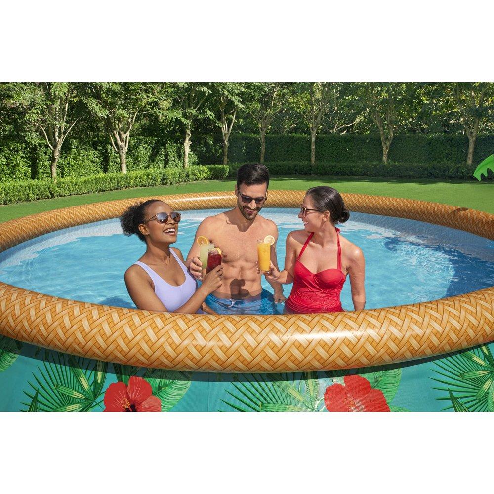 Bestway  Fast Set Paradise Palms 15 Round Inflatable Pool Set