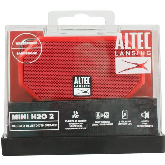 Altec Lansing  Mini H20 3 Bluetooth Speaker Dark Red