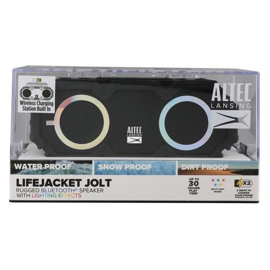 Altec Lansing  LifeJacket Jolt with Lights Bluetooth Speaker Black